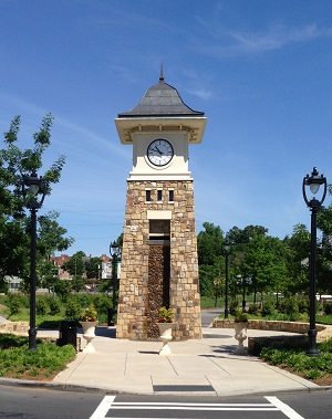 Clock Tower in Charlotte